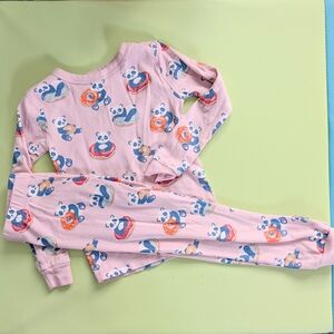 Pink Panda Kids Pajamas